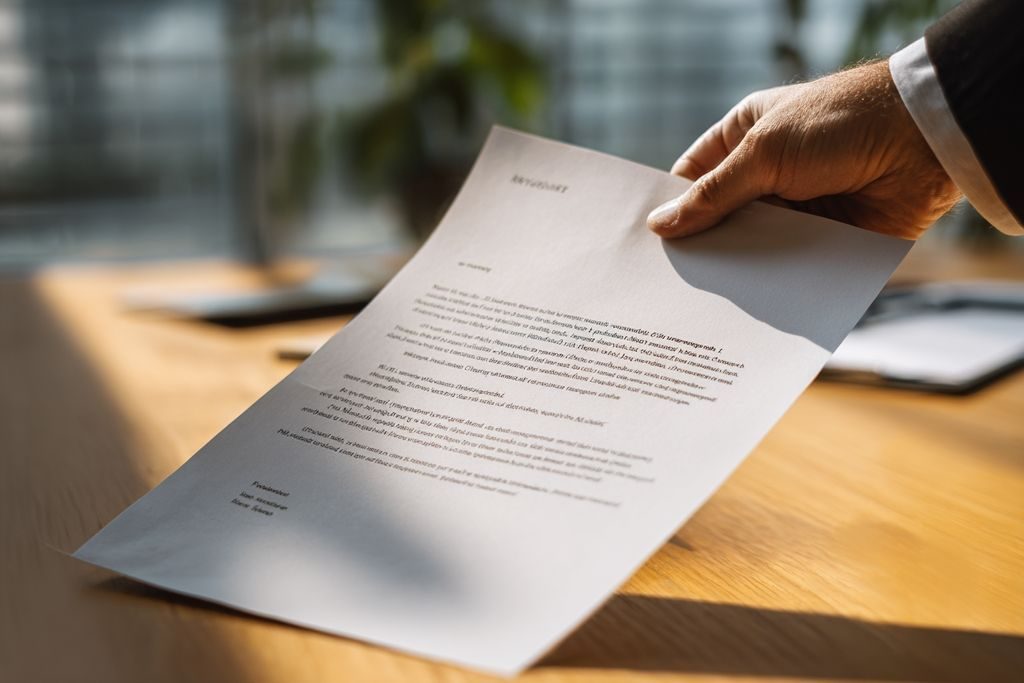 Lettre de démission avec préavis 1 mois : 5 modèles selon votre situation